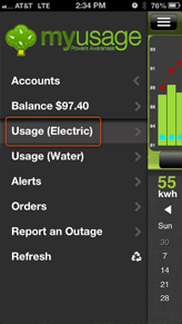 My Usage page 7